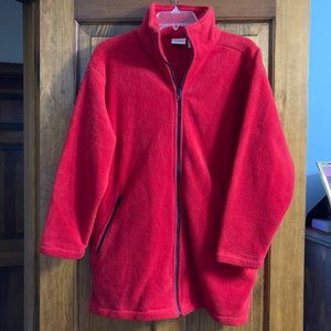 NWOT * Women's Longer Red Fleece